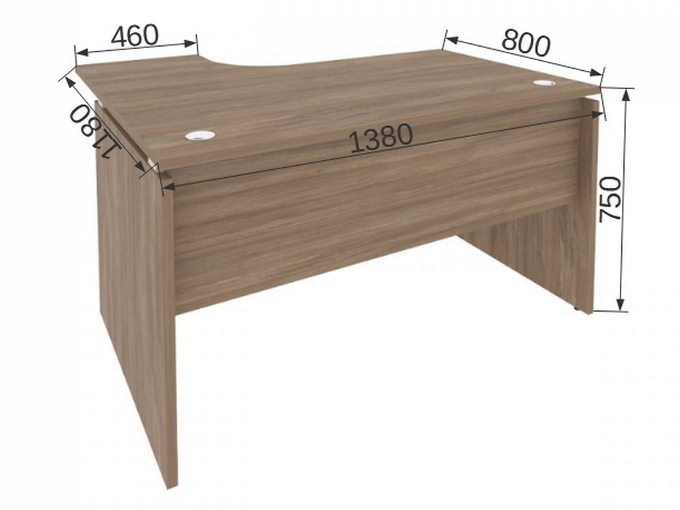 Офисная мебель ONIX O.SA-3R Стол эргономичный правый